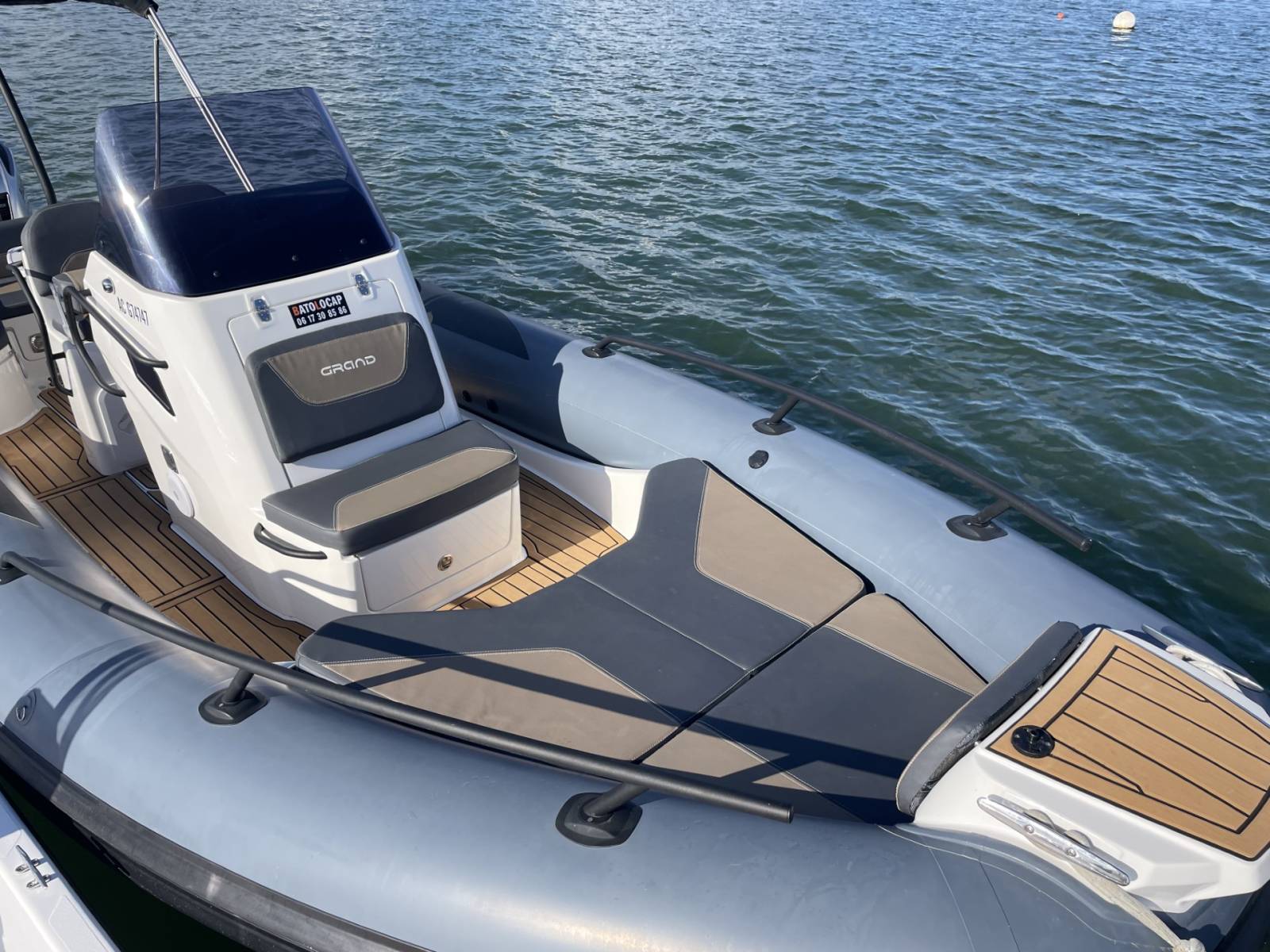 Vente Semi Rigide occasion Grand Golden Line G750 Hypalon, équipé d'un moteur Honda 225 cv au Cap Ferret