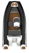 Semi rigide GRAND BOATS Golden Line G380 Hypalon ou PVC, équipé de moteur Honda