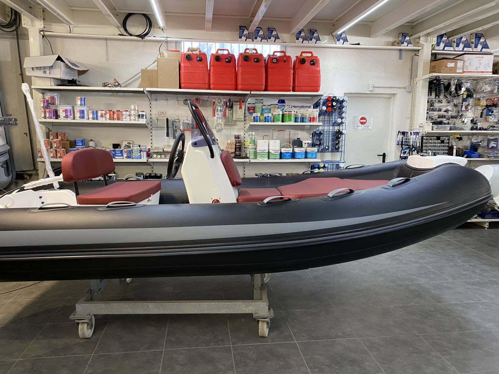 Vente bateau semi rigide occasion Grand Silver Line S420 équipé d'un Honda 50 cv dispo à la Londe les maures dans le var
