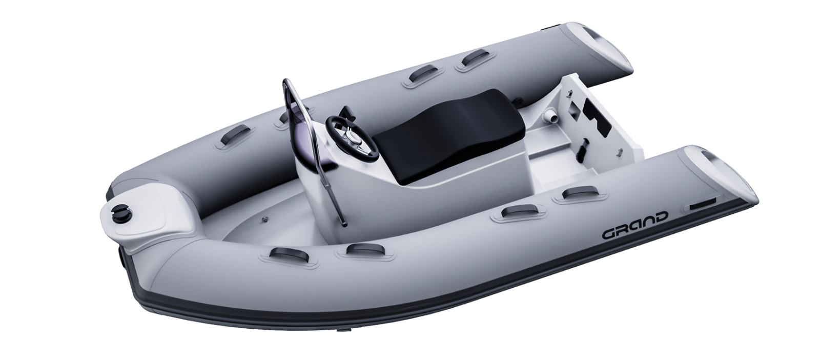 Semi rigide GRAND BOATS Silver Line S330 Hypalon ou PVC, équipé de moteur HONDA