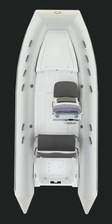 Semi rigide GRAND BOATS Silver Line S520 Hypalon ou PVC, équipé de moteur HONDA