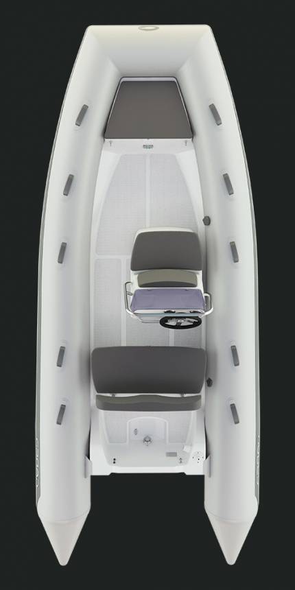 Semi rigide GRAND BOATS Silver Line S470 Hypalon ou PVC, équipé de moteur HONDA