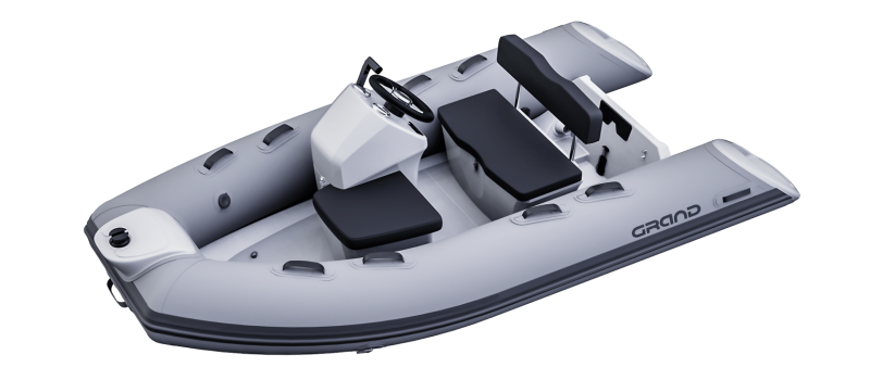 Semi rigide GRAND BOATS Silver Line S330 Hypalon ou PVC, équipé de moteur HONDA